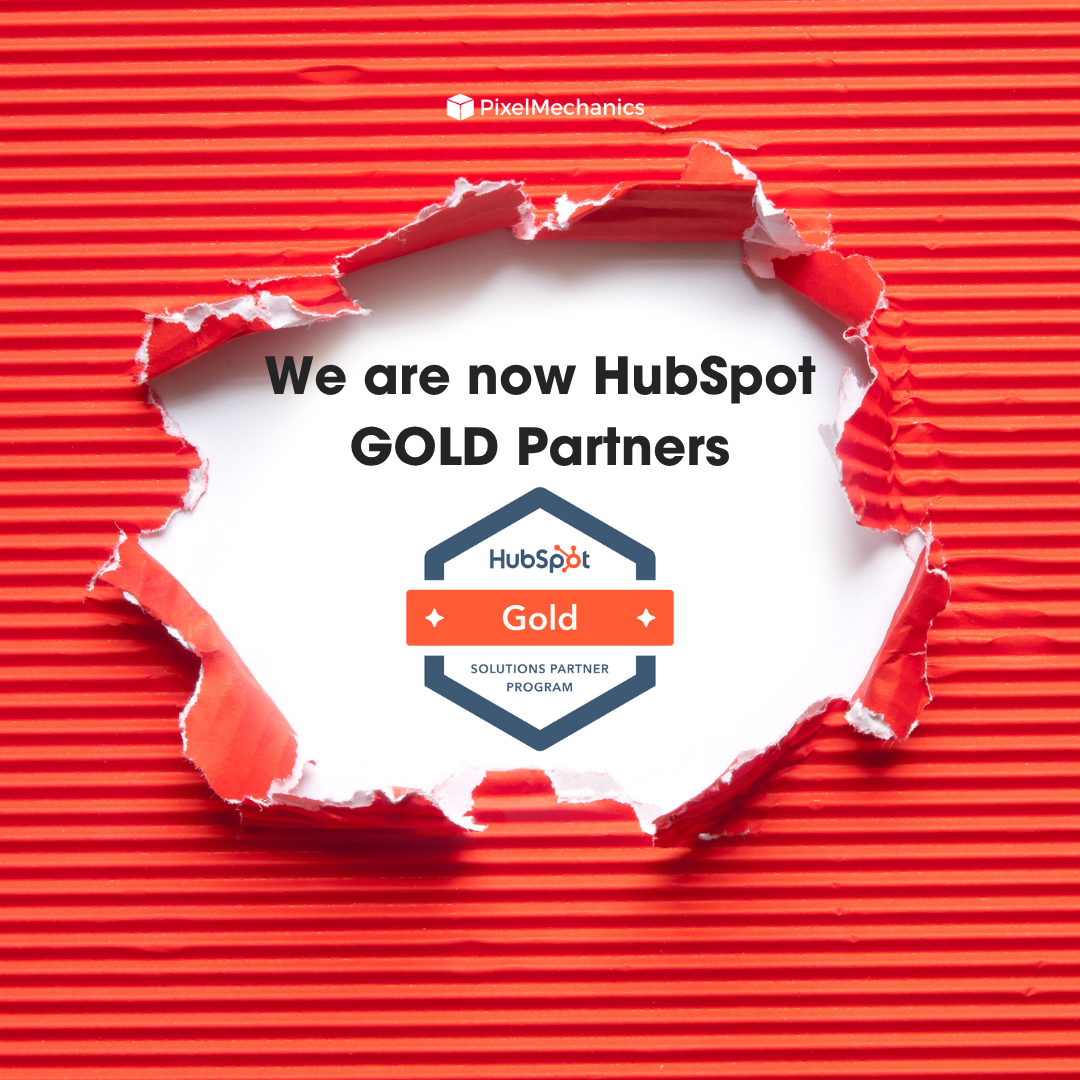 PixelMechanics Achieves HubSpot Gold Partner Status